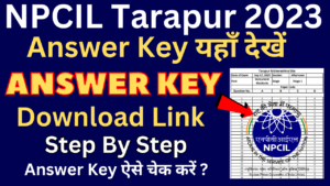 NPCIL Tarapur Answer Key 2023